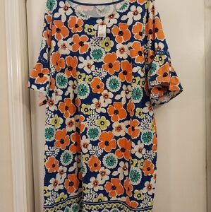 NWT 2x Crown and Ivy Cotton knit dress